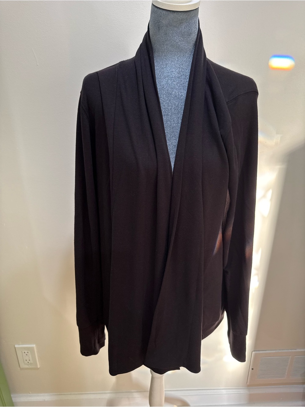 tek gear Brown Knit Open-Front Sweater - Picture 4 of 13